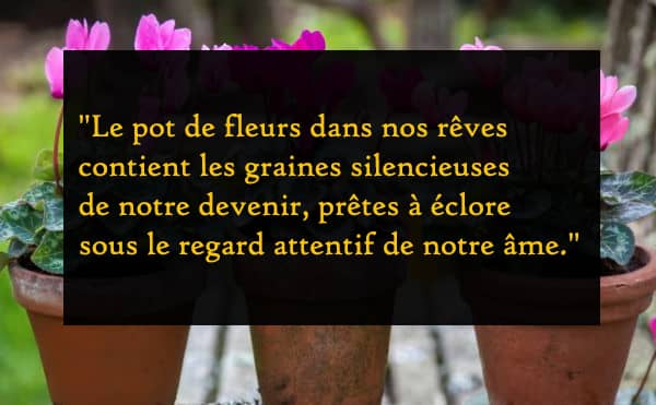 Citation : pot de fleur