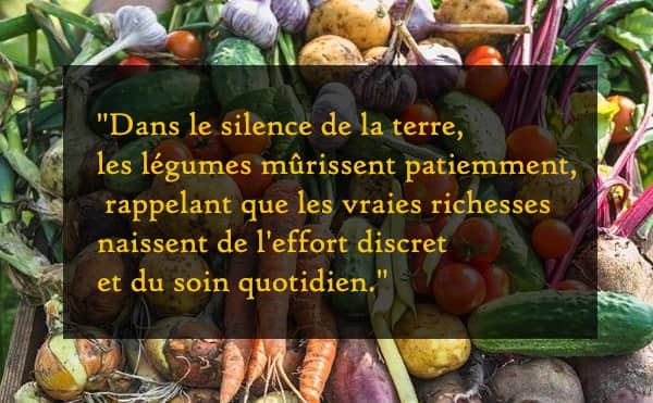 Citation : récolte de légumes