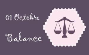 Caractère du signe Balance né le 01 octobre